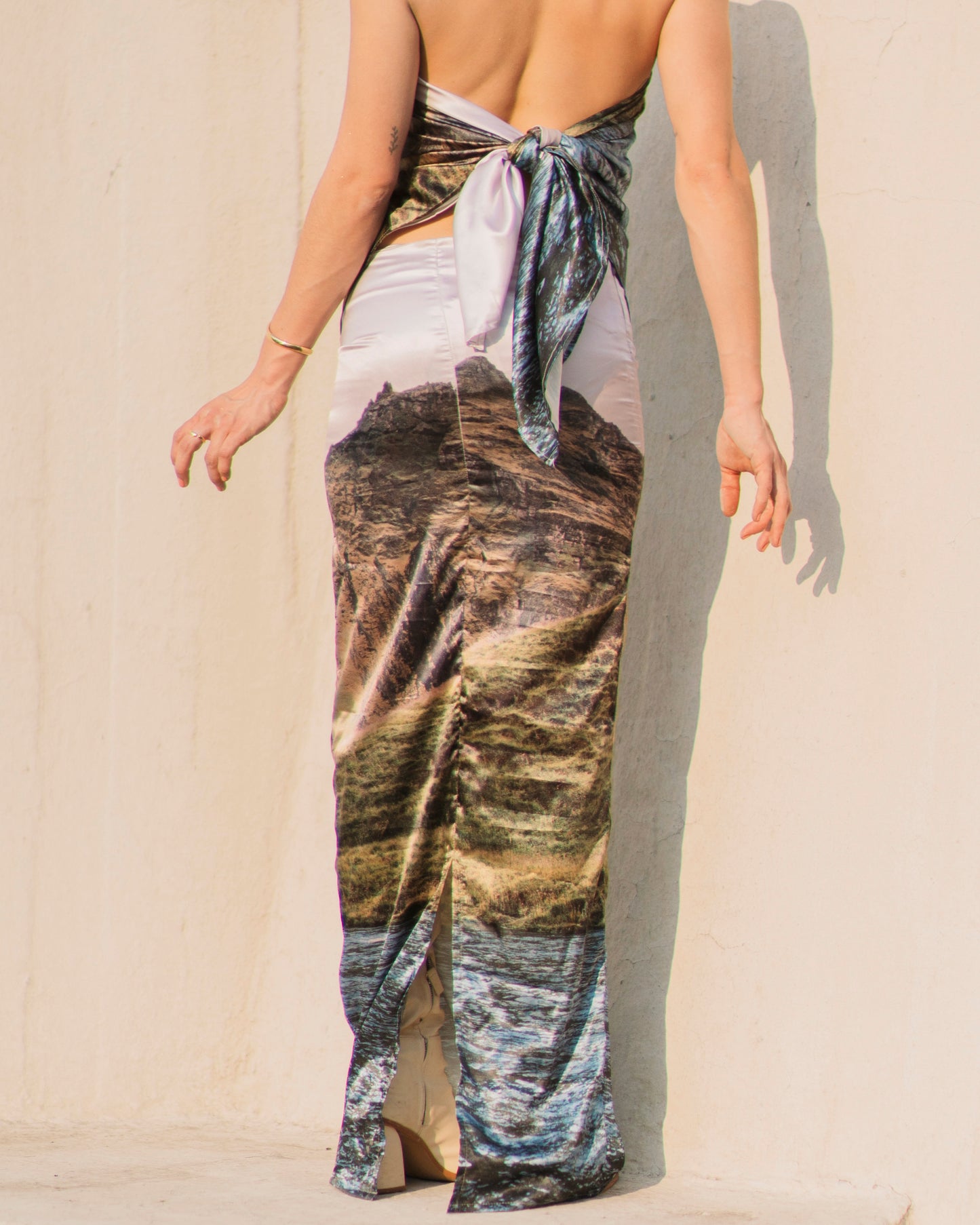 Satin Tube Skirt