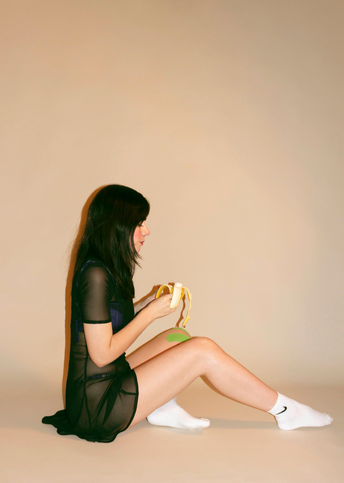 Les Fleurs Mini Mesh Dress