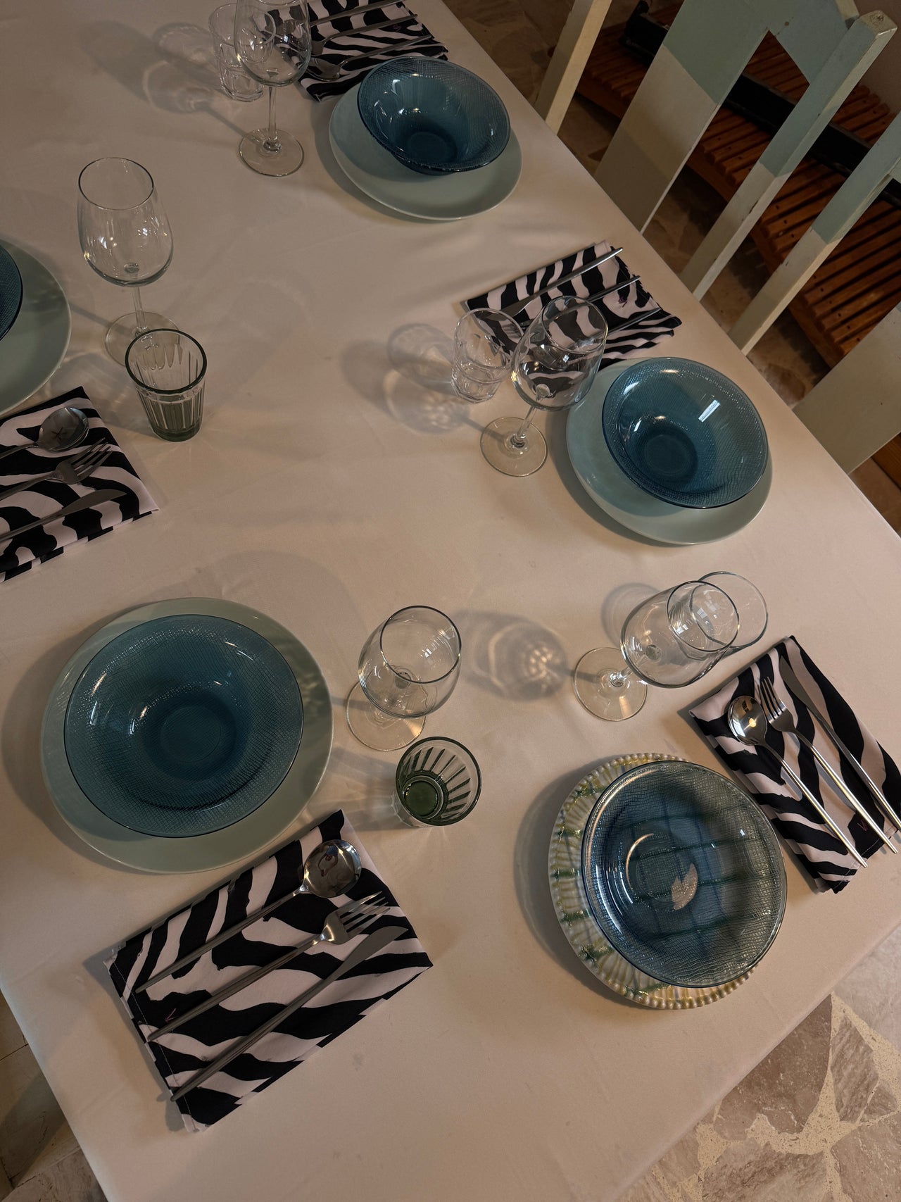Personalized Zebra Napkins