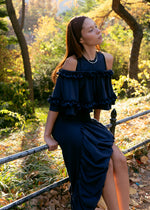 Tea Dress + Sabina Cape Set