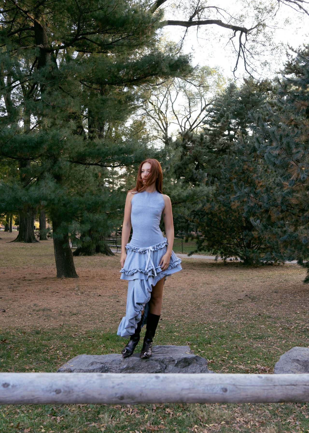 Tea Dress + Sabina Cape Set