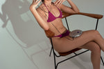 MIGHTY PYRAMIDS COTTON TOP + TRAMP STAMP COTTON THONG SET