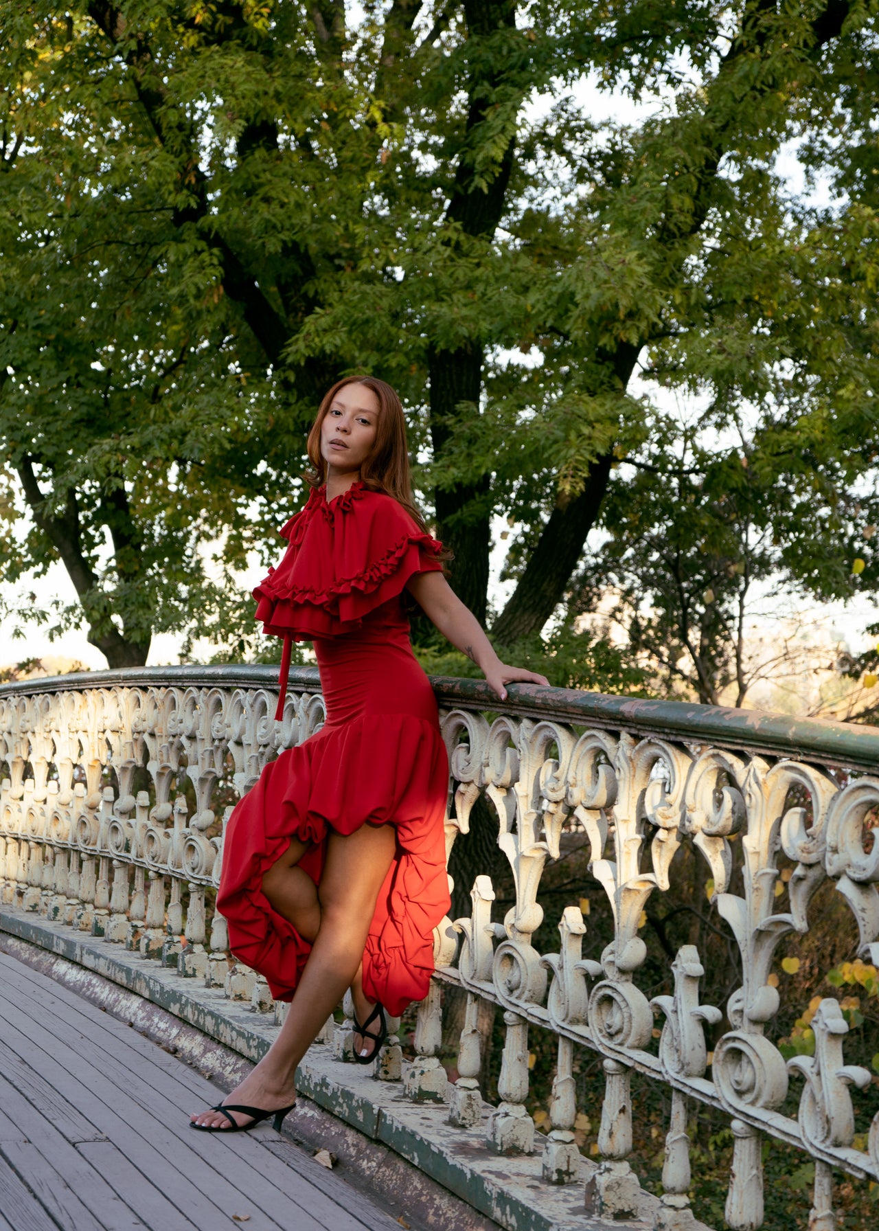 Tea Dress + Sabina Cape Set