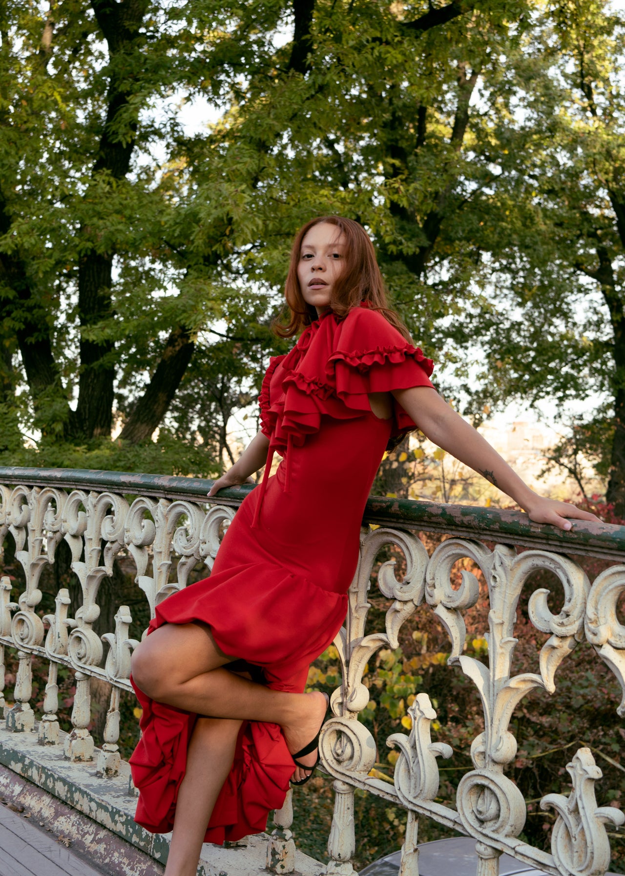 Tea Dress + Sabina Cape Set