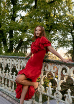 Tea Dress + Sabina Cape Set